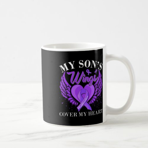 Overdose My Sons Wings Cover My Heart  Coffee Mug