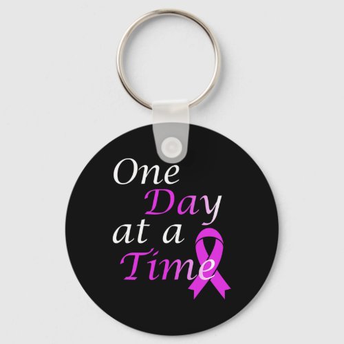 Overdose One Day At A Time Addiction Awareness  Keychain