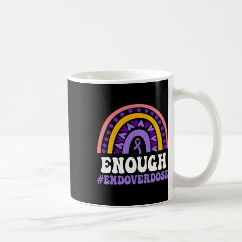 Overdose Pruple Ribbon Opioid Overdose Awareness  Coffee Mug