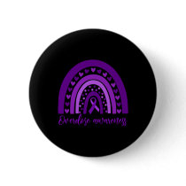 Overdose Rainbow Drug Addiction Recovery Purple Ri Button