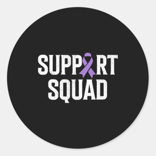 Overdose Support Squad Overdose Awareness  Classic Round Sticker