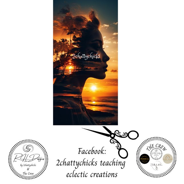 Overexposed Woman Sunset Decoupage  Tissue Paper (Creator Uploaded)