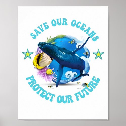 Overfishing logo Poster