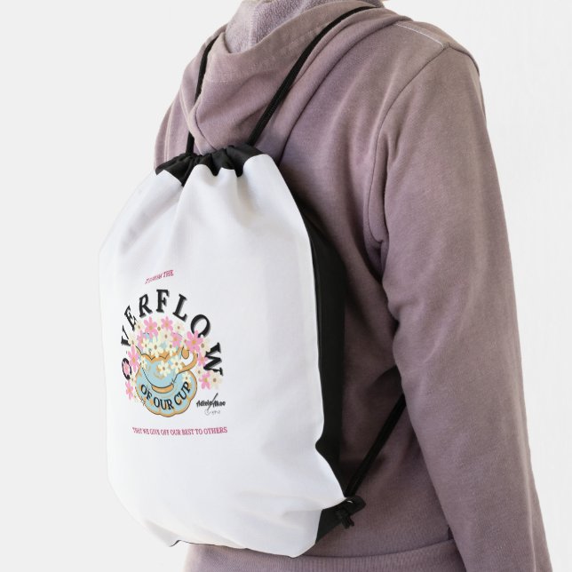 Overflow Drawstring Backpack by Adiela Akoo (Insitu)