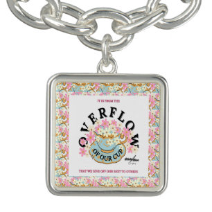 OVERFLOW Floral Charm Bracelet by Adiela Akoo