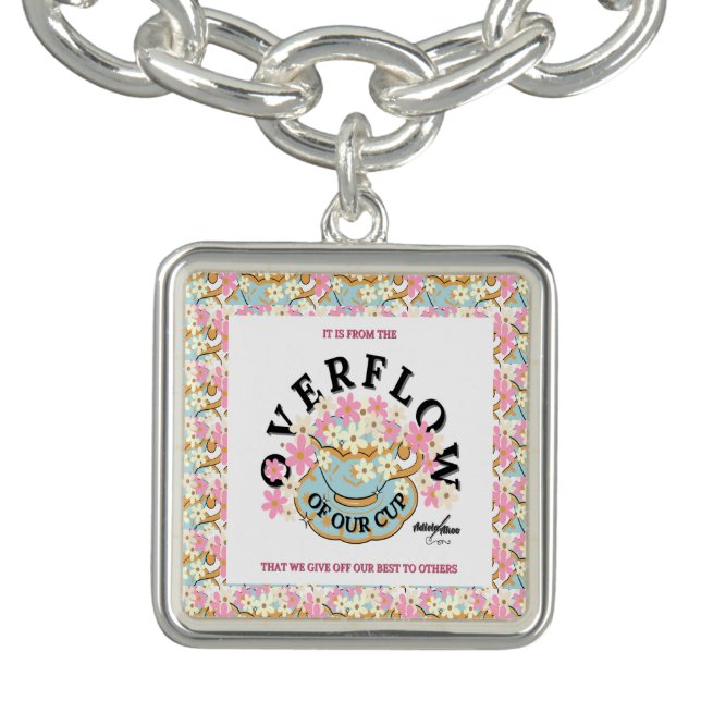 OVERFLOW Floral Charm Bracelet by Adiela Akoo (Design)