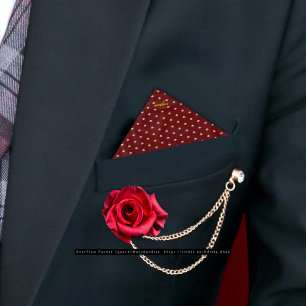 OVERFLOW Red Hues Pocket Square / Bandana
