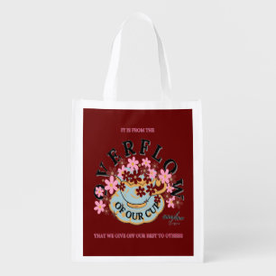 OVERFLOW Reusable Grocery Bag by Adiela Akoo