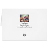 Overflowing Cardinal Blank Card (Back Horizontal)