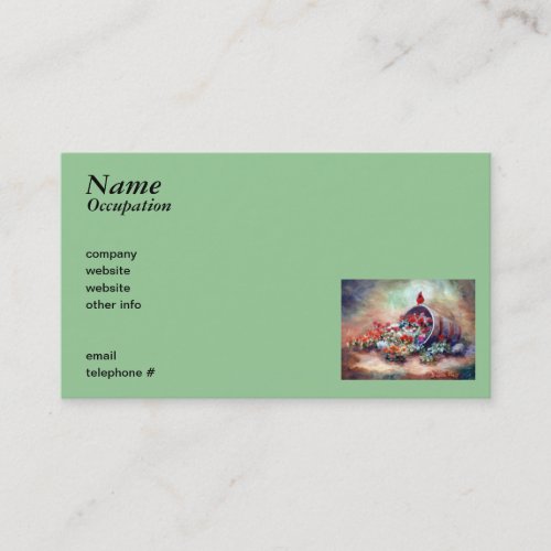 Overflowing Cardinal Business Card