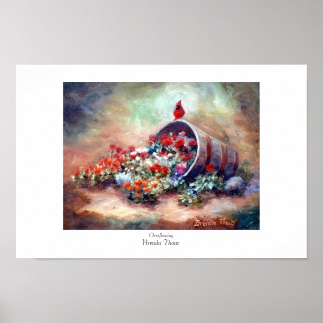 Overflowing Cardinal Poster (Front)