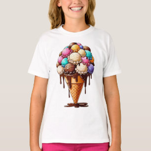  “Overflowing Ice Cream Cone” T-Shirt