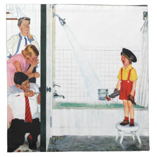 Overflowing Tub Napkin