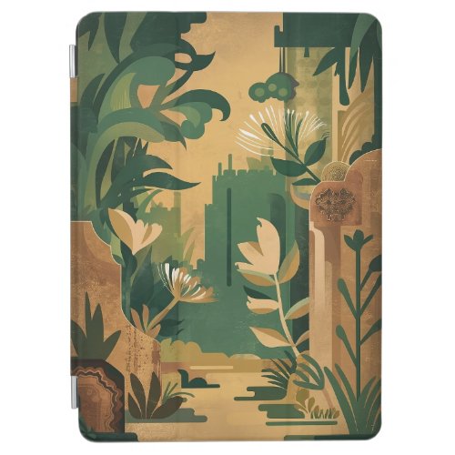 Overgrown Abstract Botanical iPad Air Cover