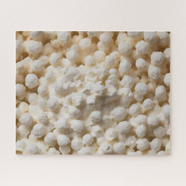 Overhead view cottage cheese jigsaw puzzle (Horizontal)