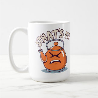 Overheated - Funny Whistling Kettle Coffee Mug