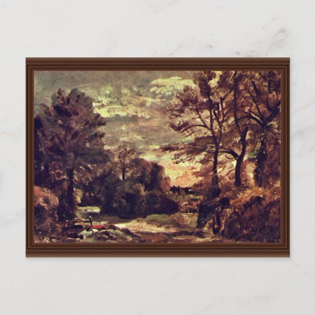 Overland By John Constable (Best Quality) Postcard (Front)