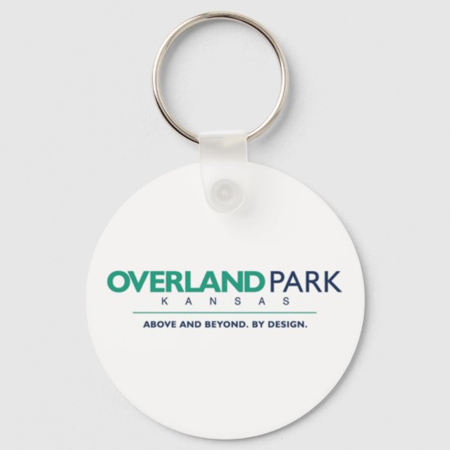 Overland Park (Kansas) City flag Keychain (Front)