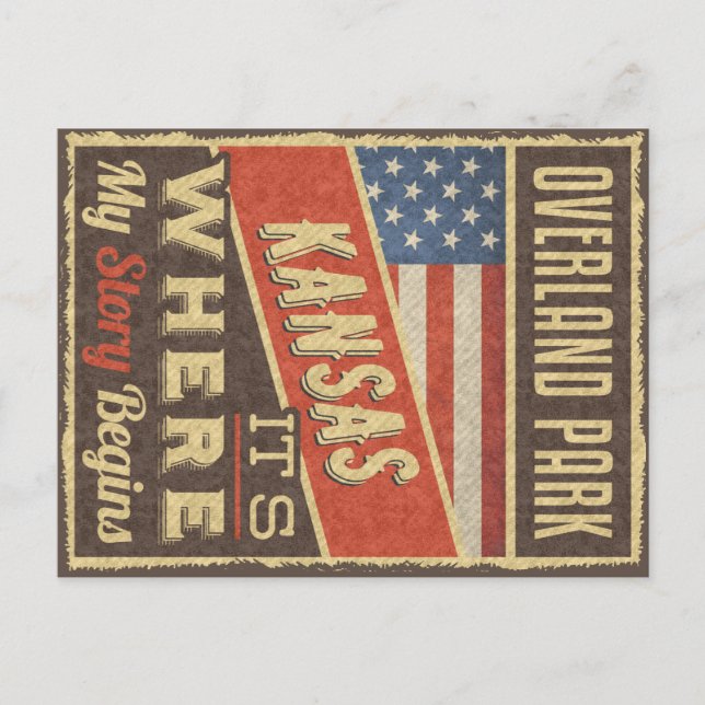 Overland Park Kansas Postcard (Front)