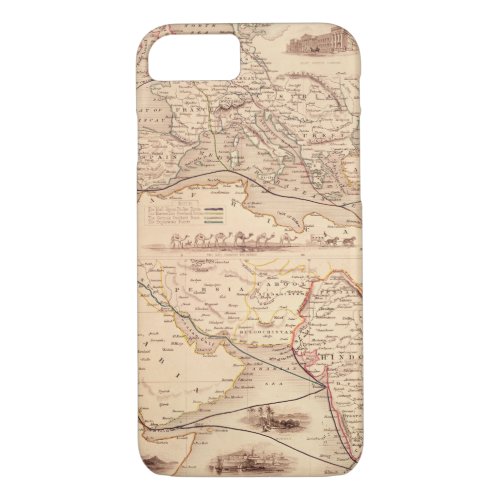 Overland Route to India iPhone 87 Case