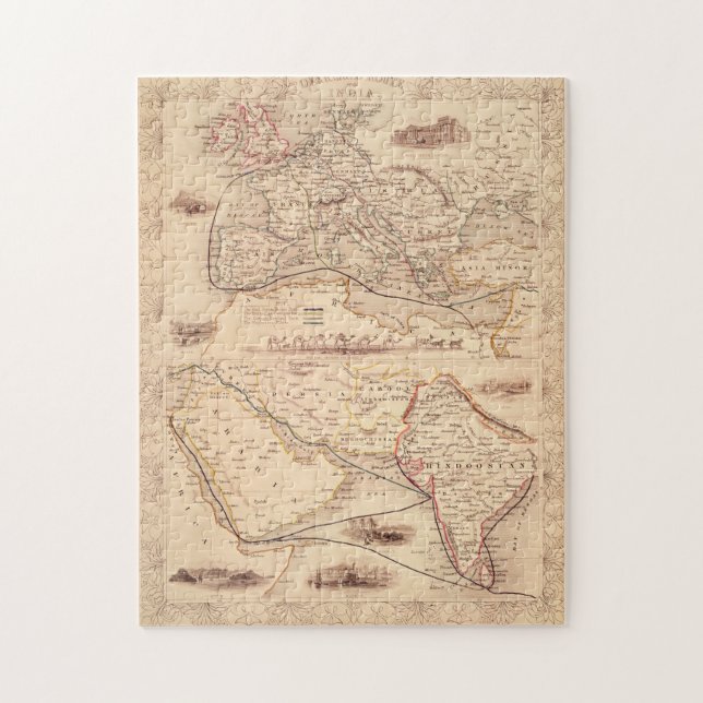 Overland Route to India Jigsaw Puzzle (Vertical)