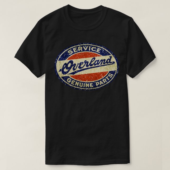 Overland Service and parts T-Shirt (Design Front)