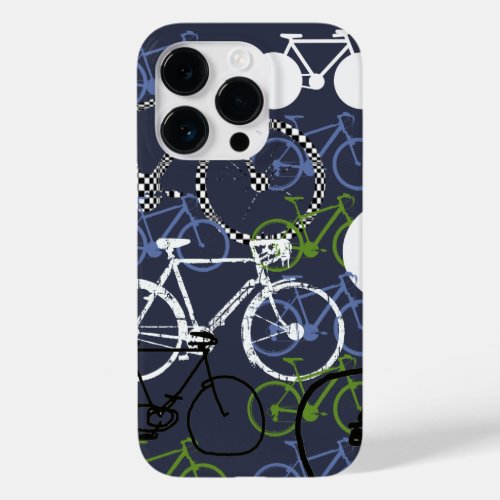 Overlapping Bicycles Case_Mate iPhone 14 Pro Case