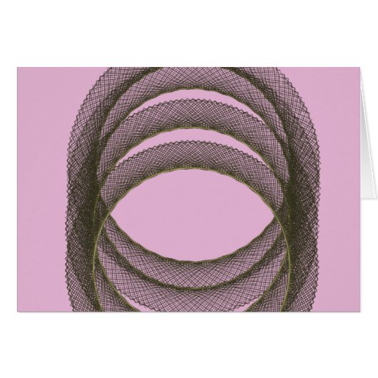 overlapping circles in purple background abstract cards (Front Horizontal)