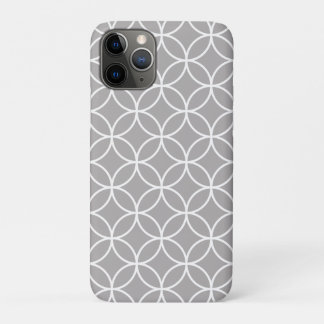 Overlapping Circles Pattern iPhone 11 Pro Case
