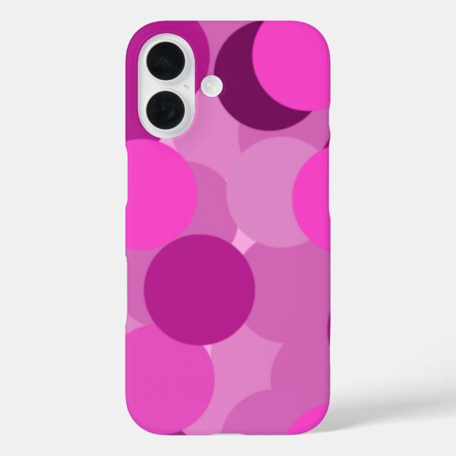 Overlapping Circles Pattern Case-Mate iPhone Case (Back)