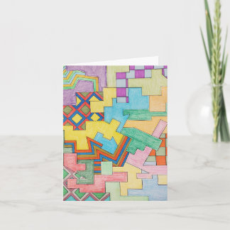 Overlapping Colors Card