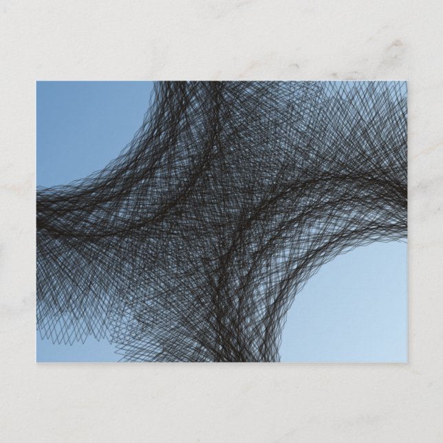 overlapping dark circles postcard (Front)