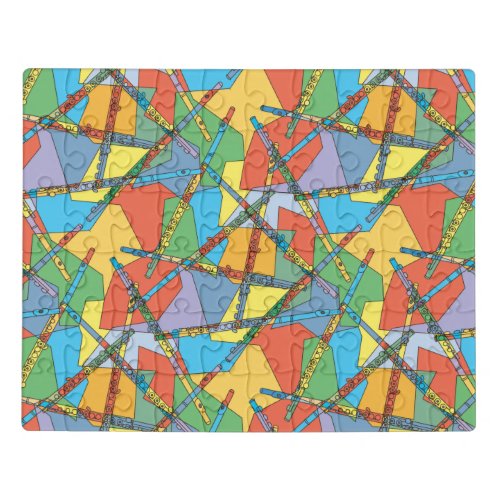 Overlapping Flutes Jigsaw Puzzle