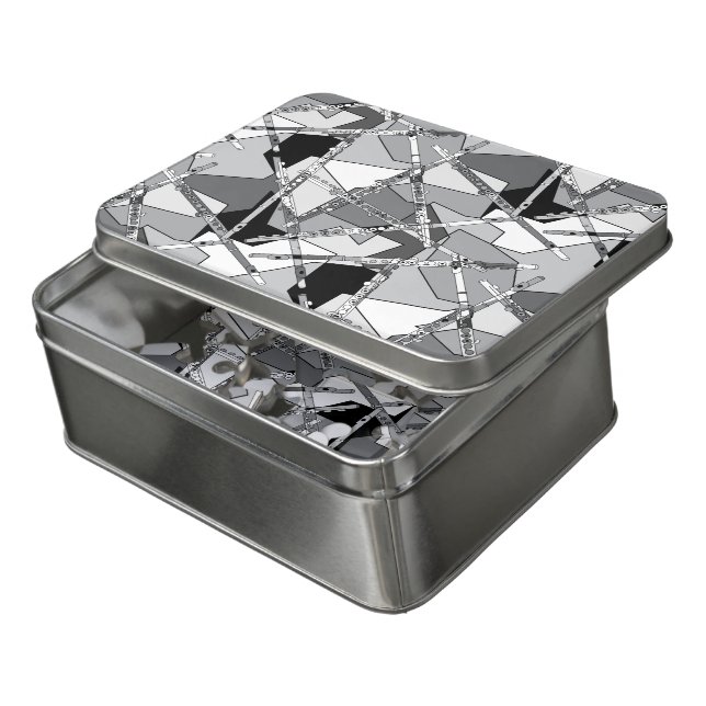 Overlapping Flutes Jigsaw Puzzle (Lid Open)