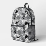 Overlapping Flutes Monocromatic Backpack 