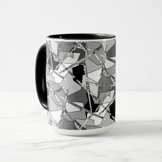 Overlapping Flutes  Mug (Front Left)