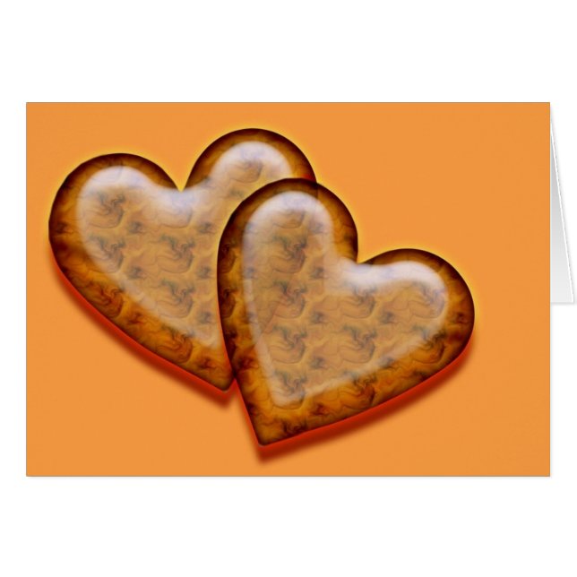 Overlapping Hearts Cards (Front Horizontal)