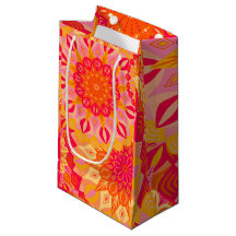 Overlapping Mandala Orange Pink Yellow