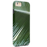 Overlapping Palm Fronds Tropical Green Abstract Tough iPhone 6 Plus Case