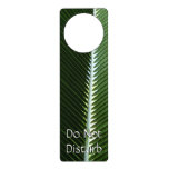 Overlapping Palm Fronds Tropical Green Abstract Door Hanger