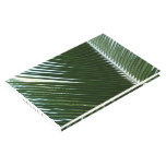 Overlapping Palm Fronds Tropical Green Abstract Guest Book