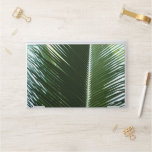 Overlapping Palm Fronds Tropical Green Abstract HP Laptop Skin