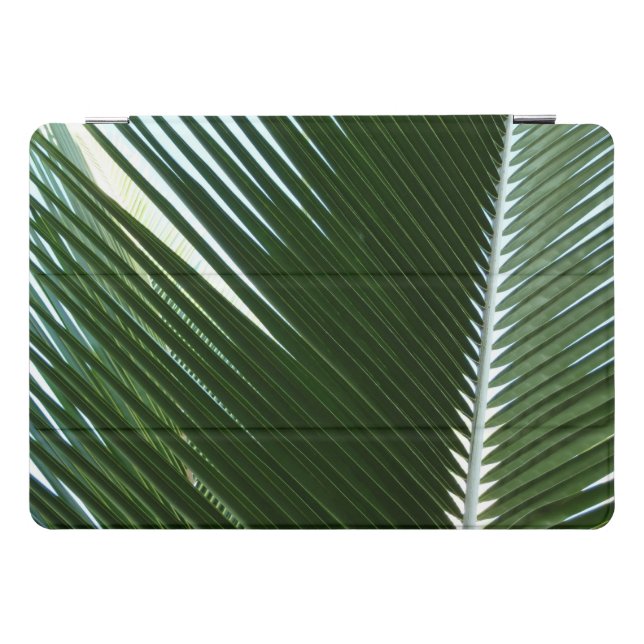 Overlapping Palm Fronds Tropical Green Abstract iPad Pro Cover (Horizontal)