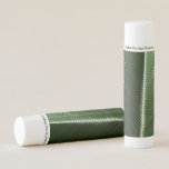 Overlapping Palm Fronds Tropical Green Abstract Lip Balm