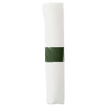 Overlapping Palm Fronds Tropical Green Abstract Napkin Bands