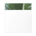 Overlapping Palm Fronds Tropical Green Abstract Notepad