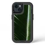 Overlapping Palm Fronds Tropical Green Abstract iPhone 13 Case