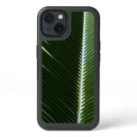 Overlapping Palm Fronds Tropical Green Abstract iPhone 13 Case