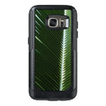 Overlapping Palm Fronds Tropical Green Abstract OtterBox Samsung Galaxy S7 Case