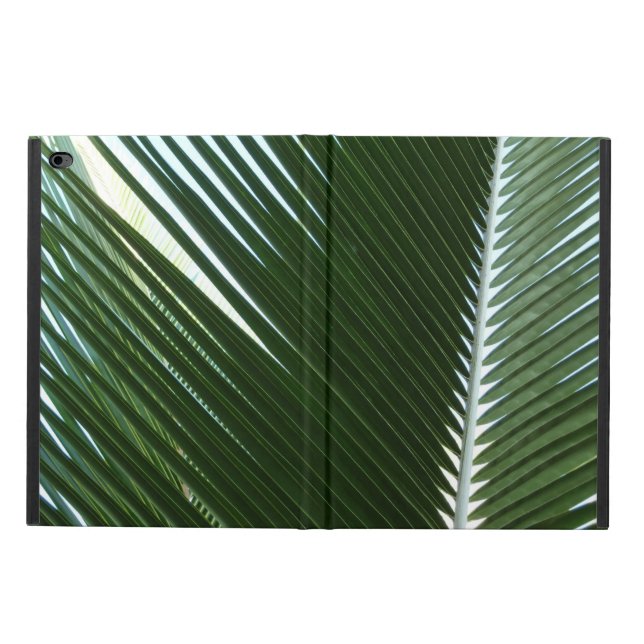 Overlapping Palm Fronds Tropical Green Abstract Powis iPad Air 2 Case (Outside)